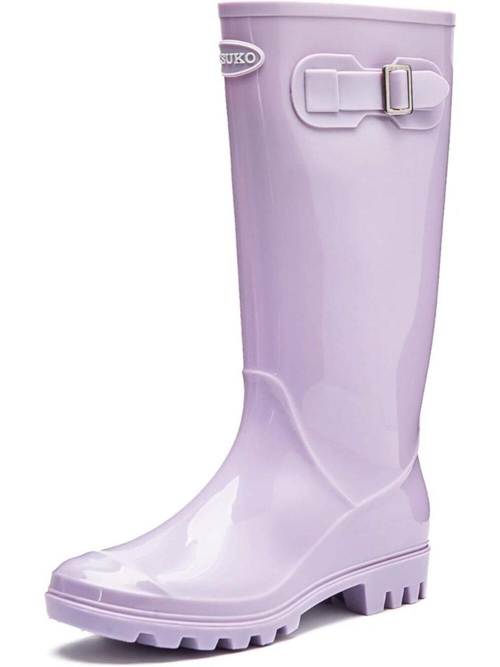 🆕Women's  Tall Waterproof Rain Boots Rubber Wide Calf Garden Boots